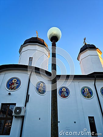 ÈšigÄƒneÈ™ti Monastery architecture Stock Photo